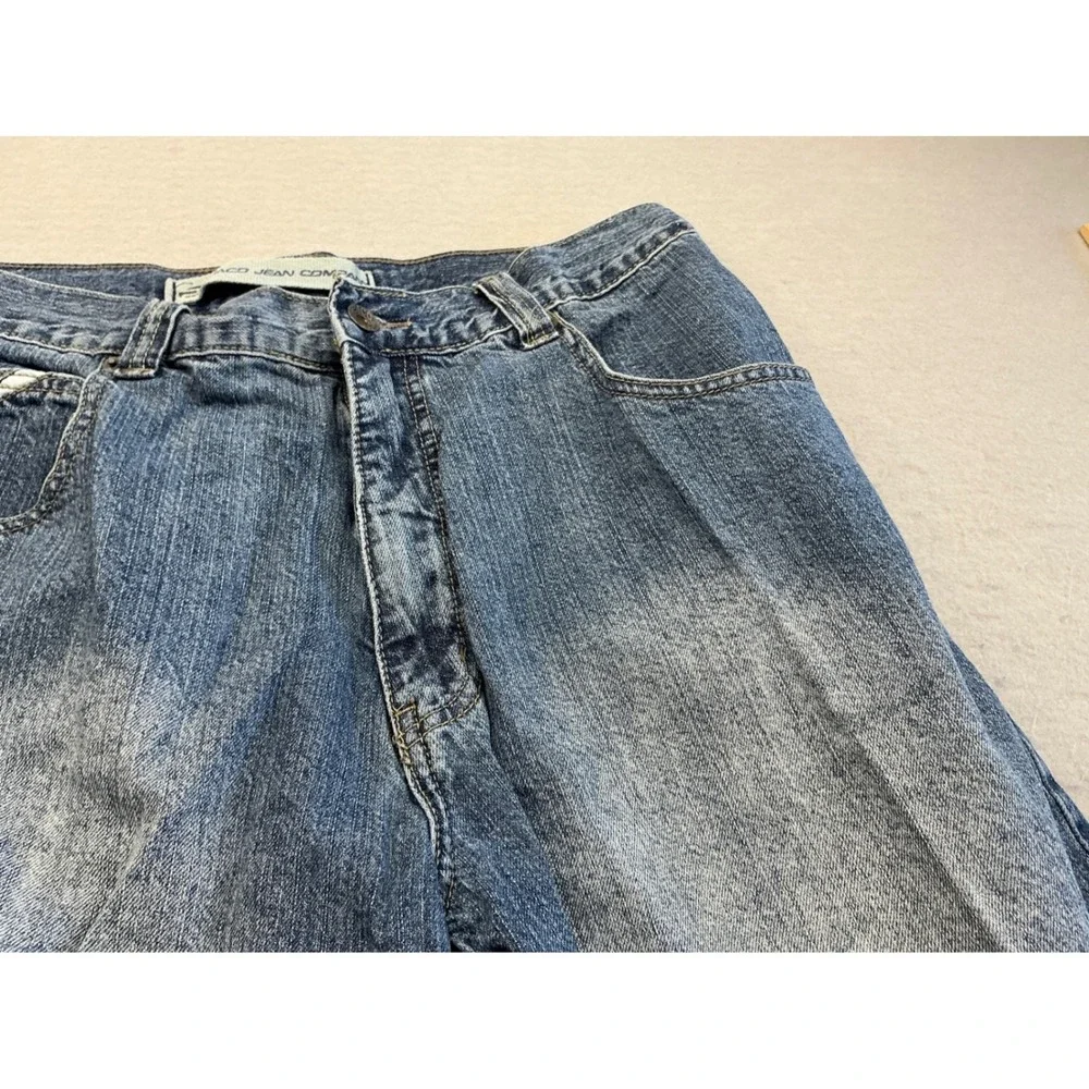 Paco‎ Sport Vintage Y2K Denim Shorts Baggy Skater Embroidered Blue Men 34 Street